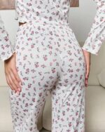 Rose Printed PJ Set - Image 5