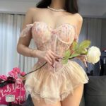 Sexy Floral Print Fishbone Backless Deep V Suspenders Sleeveless Dress - Image 2